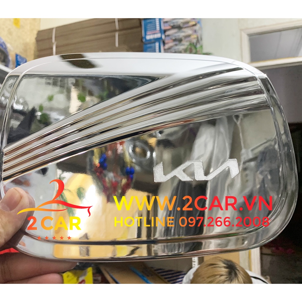 Ốp nắp bình bình xăng xe KIA K3 đời 2021 - 2022 mạ crom cao cấp