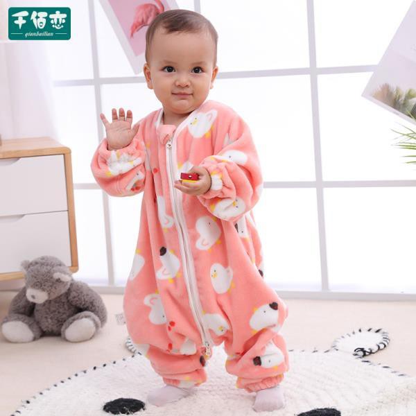 Túi ngủ flannel dày dặn giữ ấm tốt kiểu dáng xinh xắn cho bé