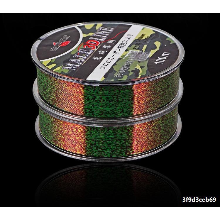 Cước Câu Cá Tàng Hình_Cước Trục Thẻo 3D Tàng Hình 100m NANO