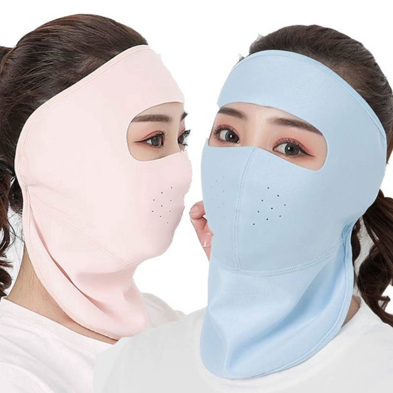 Khẩu Trang Che Mặt Bằng Lụa Lạnh Cotton Đa Năng Tiện Dụng