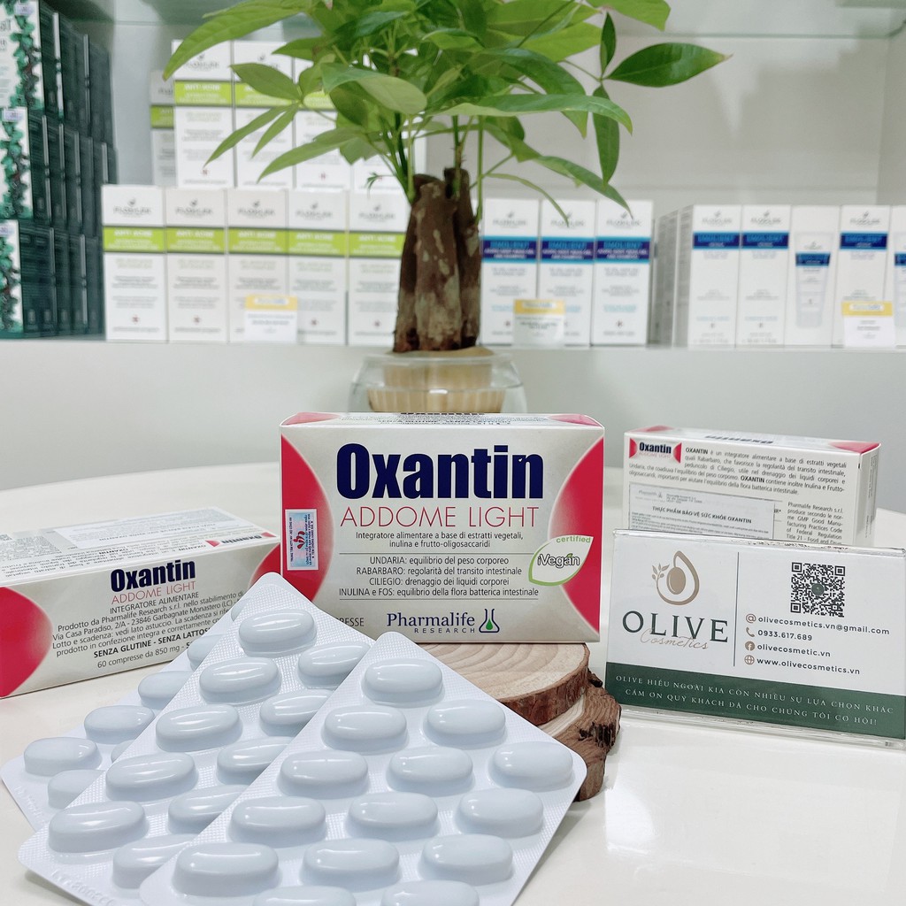 [CHÍNH HÃNG - FREESHIP] Viên uống giảm cân thảo dược Oxantin Addome Light Pharmalife