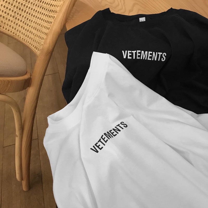 Áo thun VETEMENTS hai màu trắng đen hot hit  Áo phông nam nữ đẹp nhất