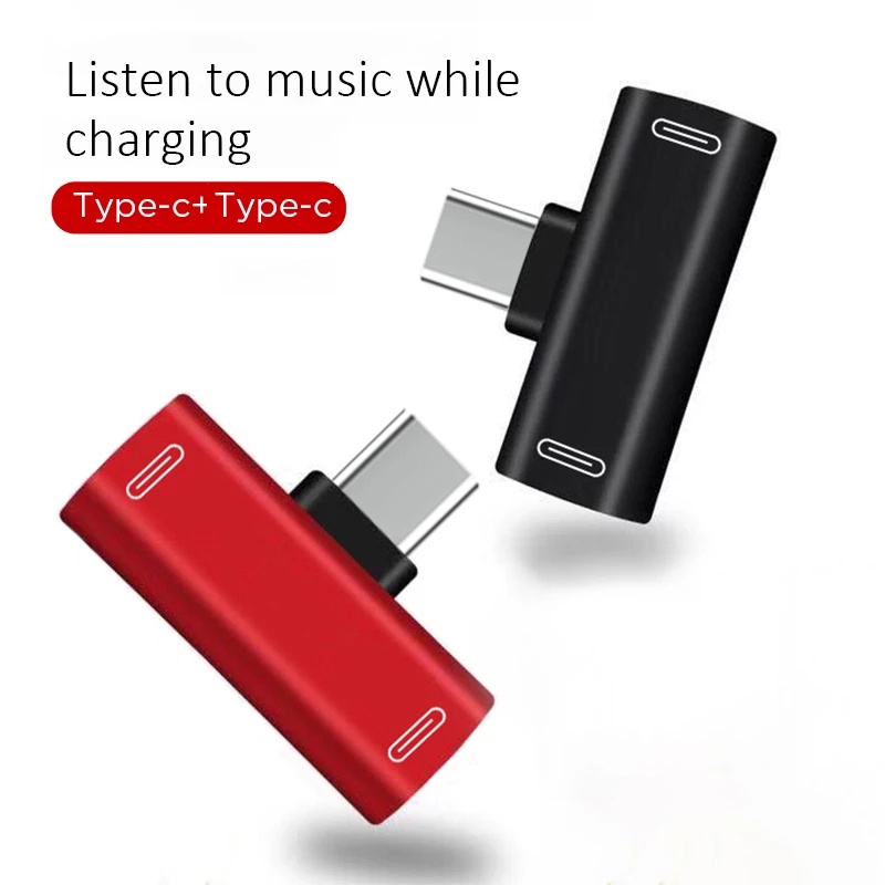 Đầu chuyển đổi 2 trong 1 từ hai cổng Usb sang Type C