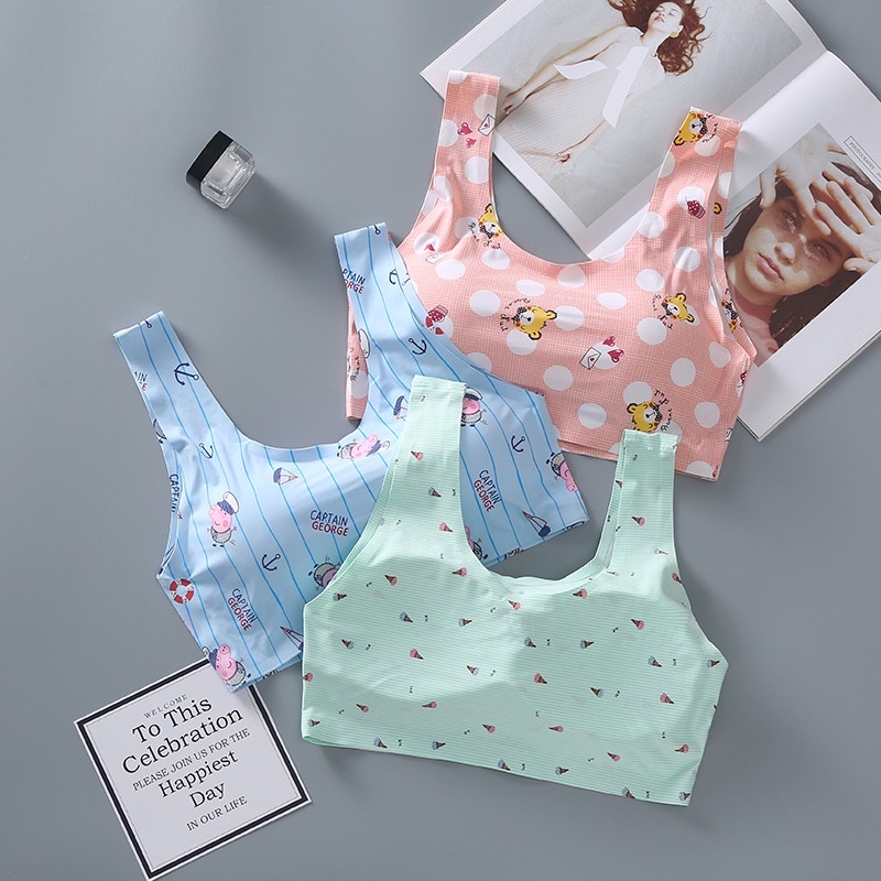 Áo Lót Nữ Không Gọng. Áo Bra su hoa có đệm ngực dày vừa mặc êm, ôm.ngực nhẹ