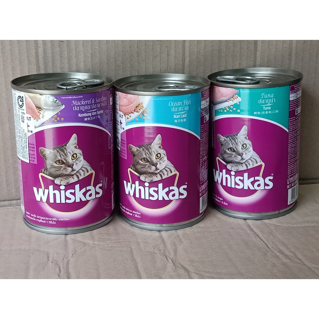 Pate Whiskas lon 400g - cho mèo lớn