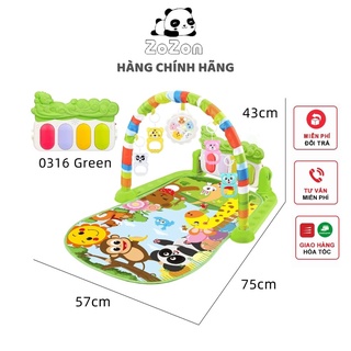 Thảm nhạc cho bé nằm chơi hình Hình Khỉ , Thảm đàn piano cho bé sơ sinh nằm chơi xuất nhật