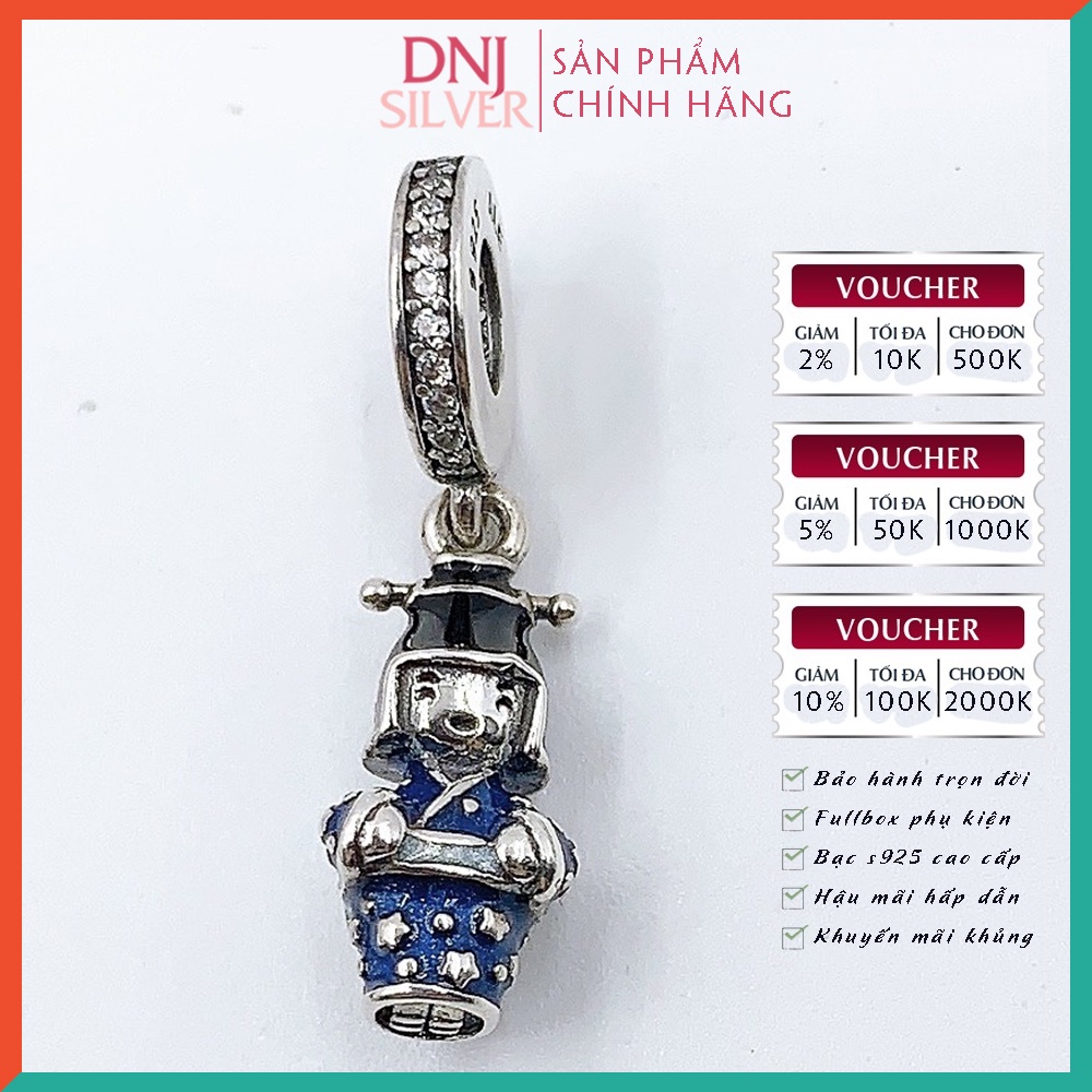 [Hàng cao cấp] Vòng tay bạc 925 cao cấp dành cho nữ - Vòng tay charm bạc Búp bê Nhật Bản may mắn trong tình yêu - DNB017
