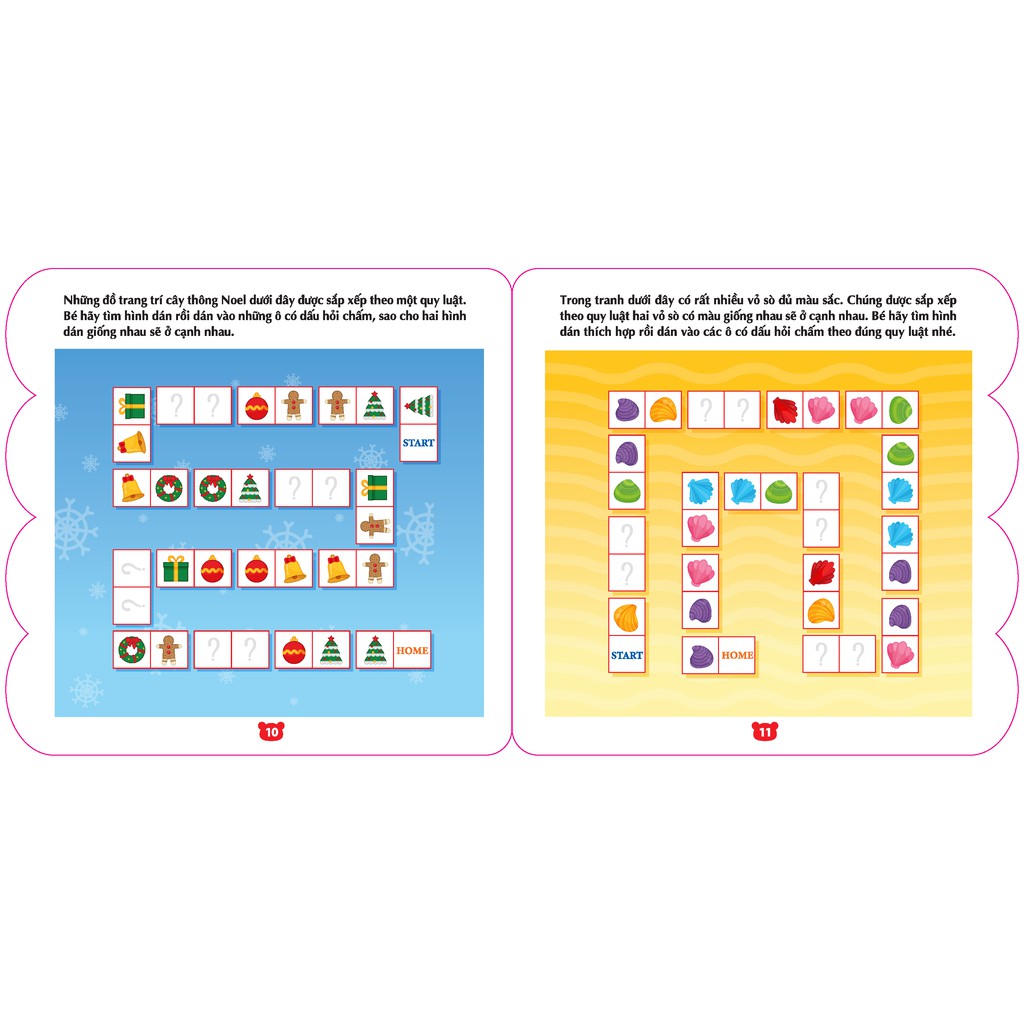 Sách - Bóc dán hình thông minh IQ - EQ - CQ - Sticker for kids cuốn 2