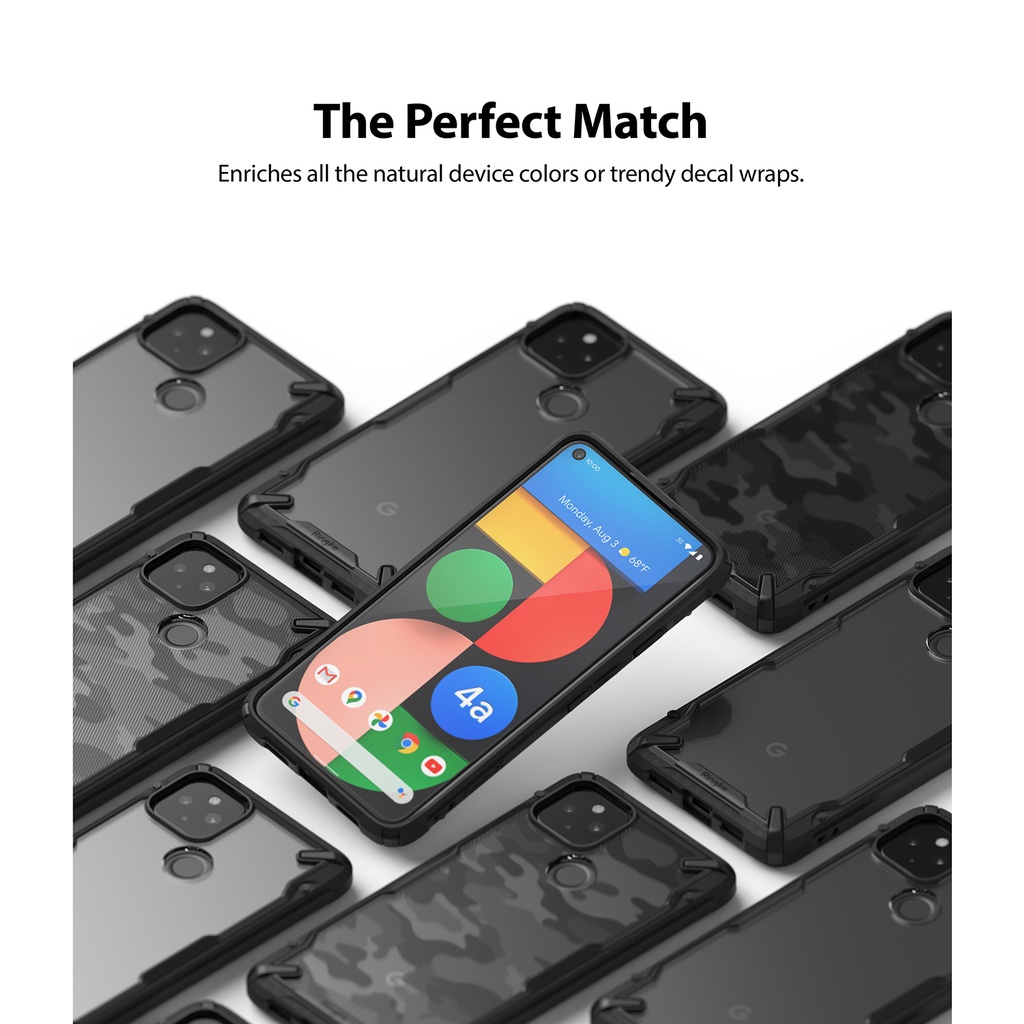 Ốp Điện Thoại Ringke Fusion-X Trong Suốt Chống Sốc Dành Cho Google Pixel 4A 5G