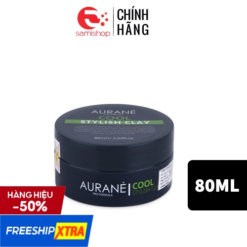 Sáp Tạo Kiểu Tóc Nam Cứng Mờ Aurane Cool Stylish Clay 80ml