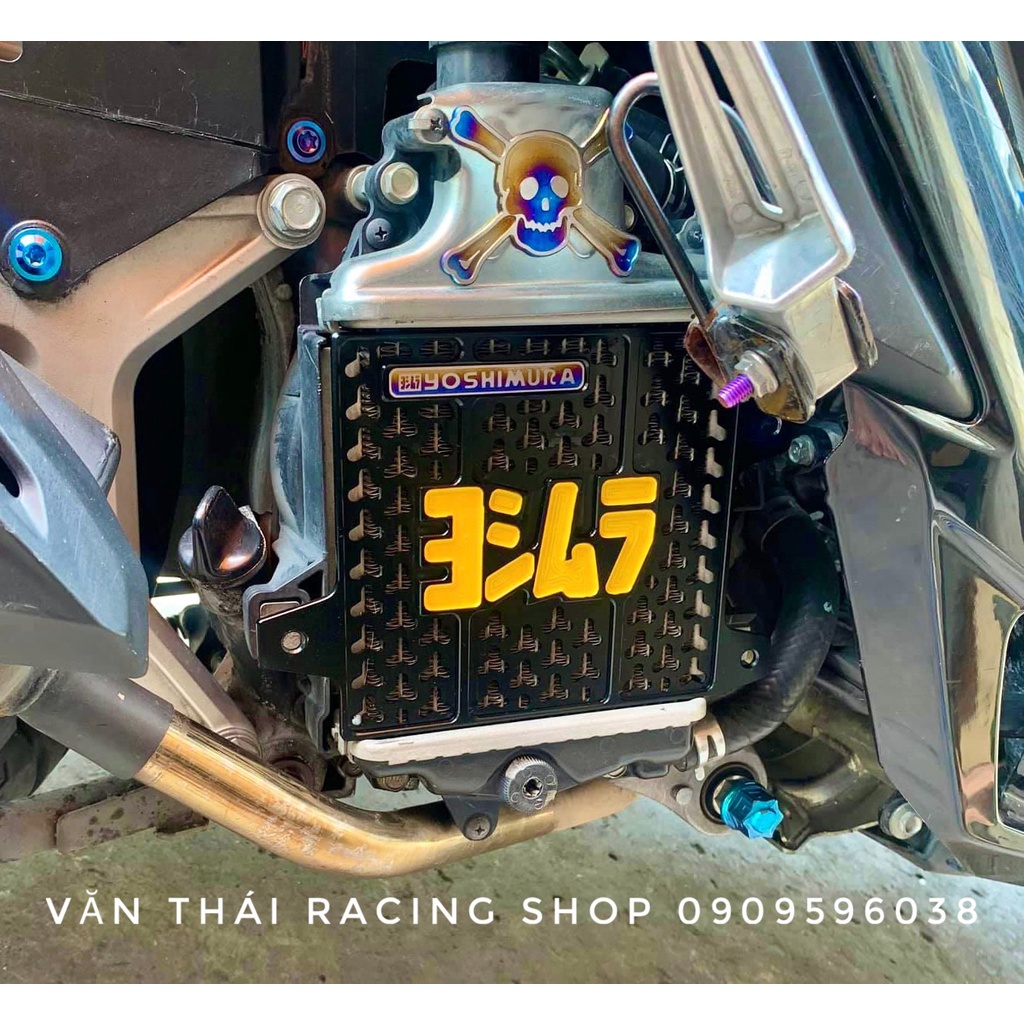 Che két nước nhôm CNC YOSHIMURA gắn xe Vario , Click  , AB125/150 , Shmode , SH việt , PCX ...