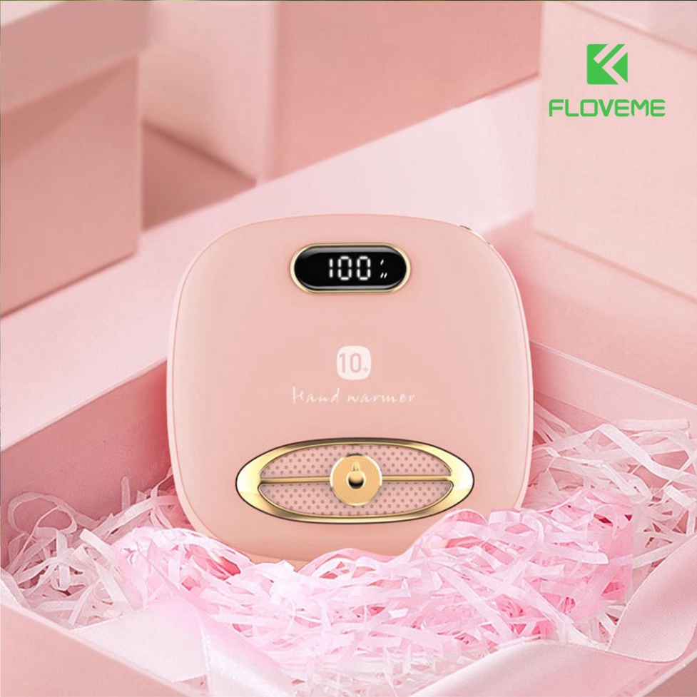 Sạc dự phòng 8.000 mAh nhỏ gọn Floveme - N1 Kiêm máy sưởi tai ấm áp cho mùa đông -  thời gian sưởi lên tới 8H .