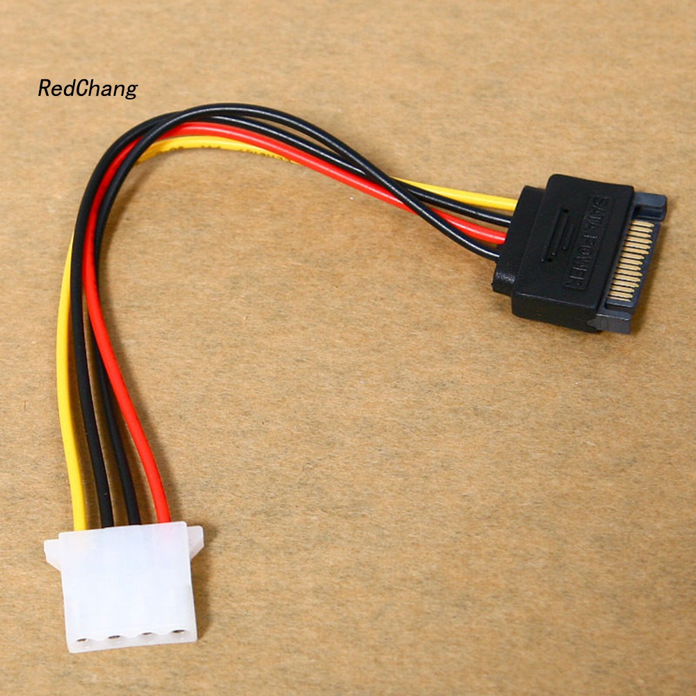 Dây Cáp Chuyển Đổi Sc4-pin Male Sang Ide Sata 15-pin Female