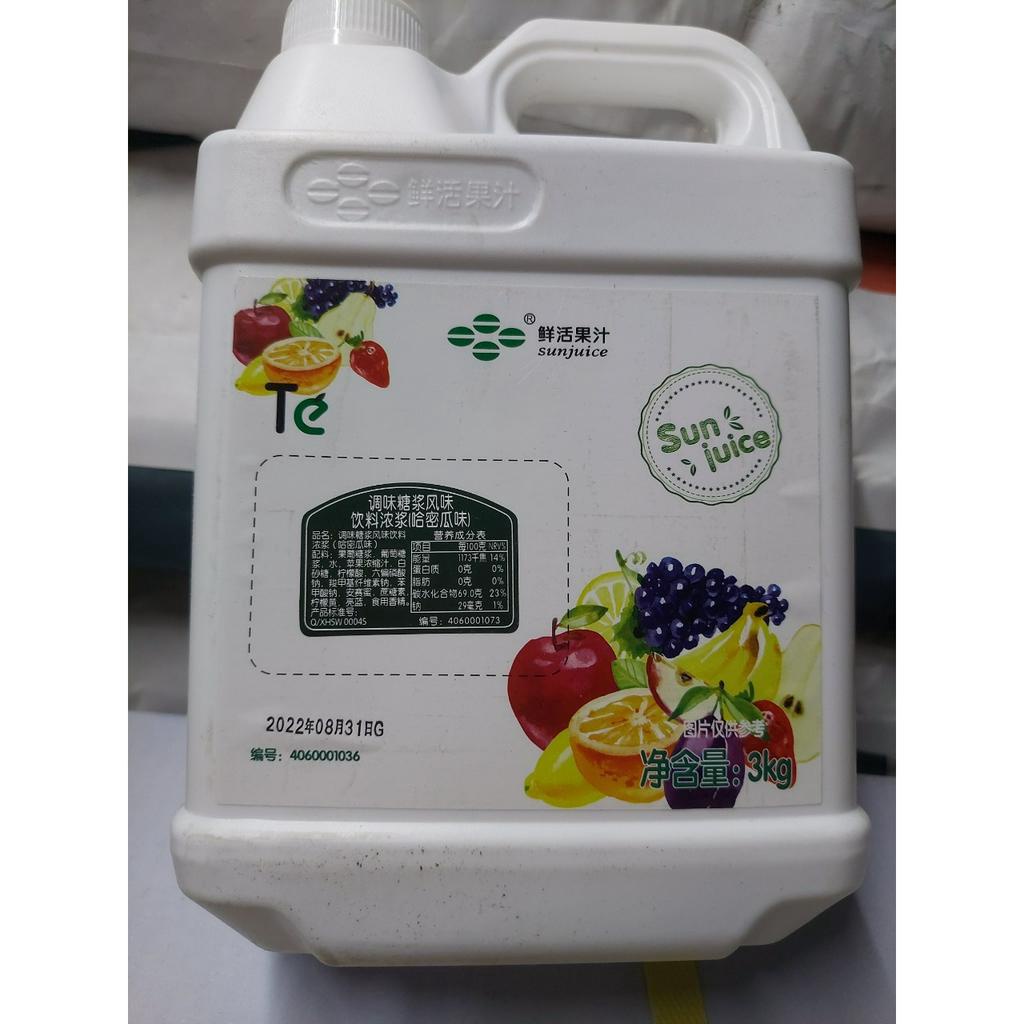 Siro TE dưa lưới can 3kg