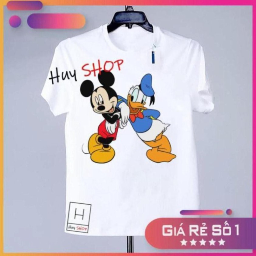 [ÁO THUN IN ĐỒNG GIÁ 65K TOÀN SHOP] - [GIẢM SẬP SÀN] Áo thun Nữ Cute Chuột Mickey Dễ Thương Siêu Đẹp 100