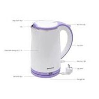 [Chính hãng - Bảo hành 2 năm] Bình đun siêu tốc Philips HD9312 1.7 lít