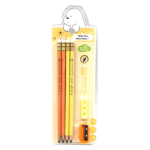 Vỉ Dụng Cụ Học Tập Gstar WT-39 - Ice Bear