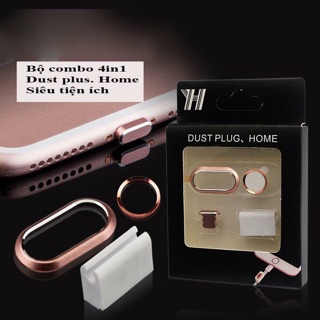 Ip7, 7plus Combo phụ kiện bảo vệ cho Iphone (dùng được ip5 trở lên)