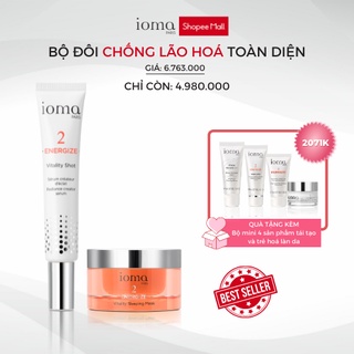 [Mã BMBAULT100 giảm đến 100K đơn 499K] Combo chống lão hóa Vitality full size - Best seller Ioma Paris