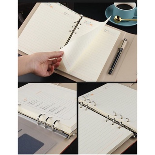 Sổ còng bìa da 508w -  A5 văn phòng phẩm HOKAMI STOPRE