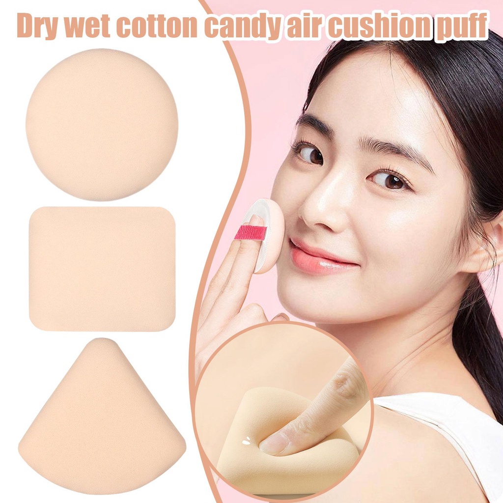 Mút Trang Điểm Bằng Cotton Và Da Hình Tam Giác V1L1