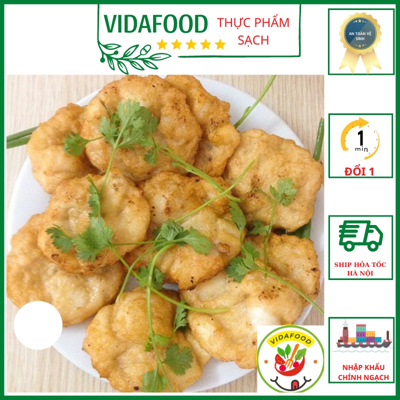 Chả Mực Giã Tay Hạ Long Khay 500g, Chả Mực Gĩa Tay Thơm Ngon Ngọt Vị, An Toàn Vệ Sinh Thực Phẩm [Ship Hỏa Tốc Hà Nội]