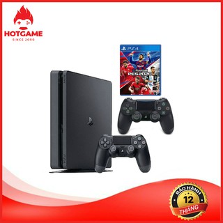 Combo Máy PS4 slim 1T cuh 2218 kèm 2 tay và đĩa PES 20