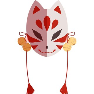 Mô hình giấy _ Mặt nạ Kitsune