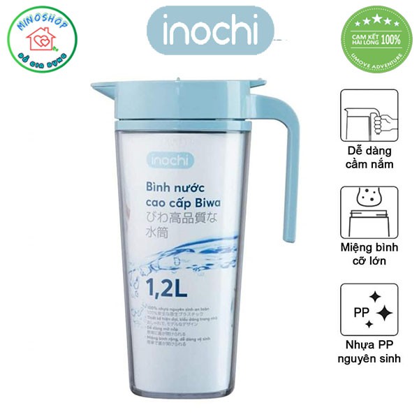 [2 Size] Bình Nước Biwa Cao Cấp An Toàn Cho Sức Khỏe, Ca Đựng Nước Gia Đình Tiện Ích