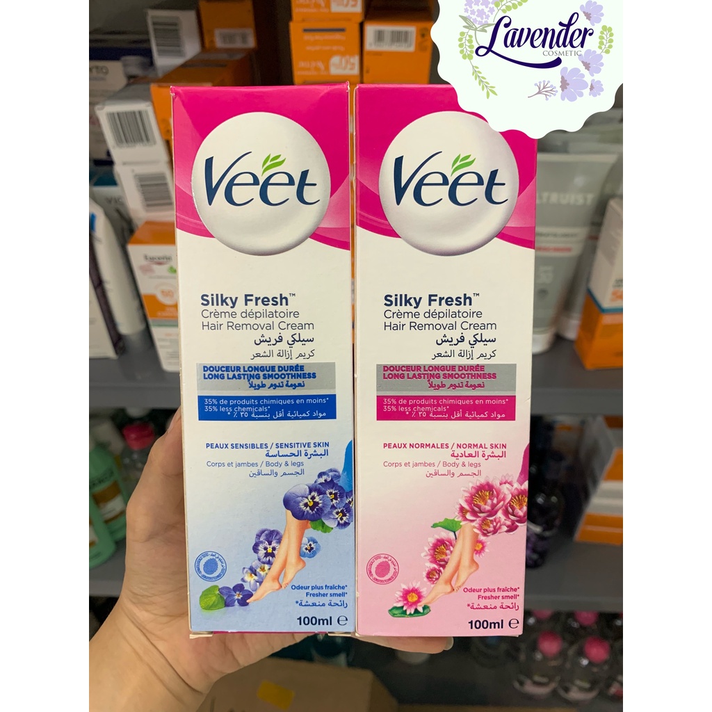 Kem tẩy lông Veet Silk Fresh 100ml
