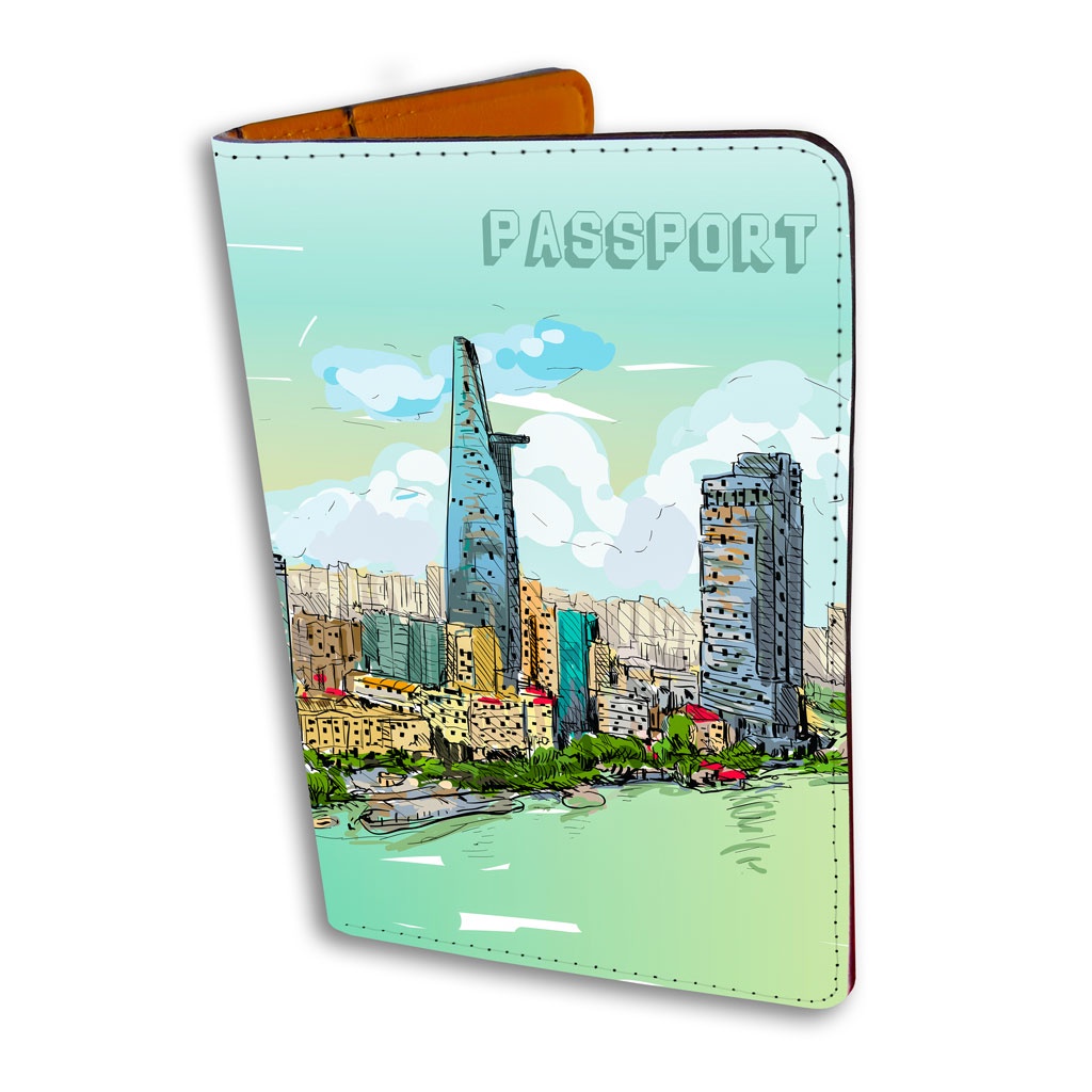 Bao Da Hộ Chiếu / Passport Du Lịch Nam - Nữ  SÀI GÒN - PPT203 STORMBREAKER