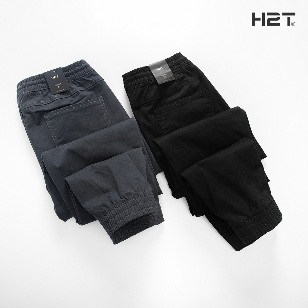 Quần Jogger Nam H2T Kiểu Dáng Slim Fit Ôm Chân Tôn Dáng Người Mặc, Chất Vải Kaki Cấu Trúc Dệt Chắc Chắn 0999