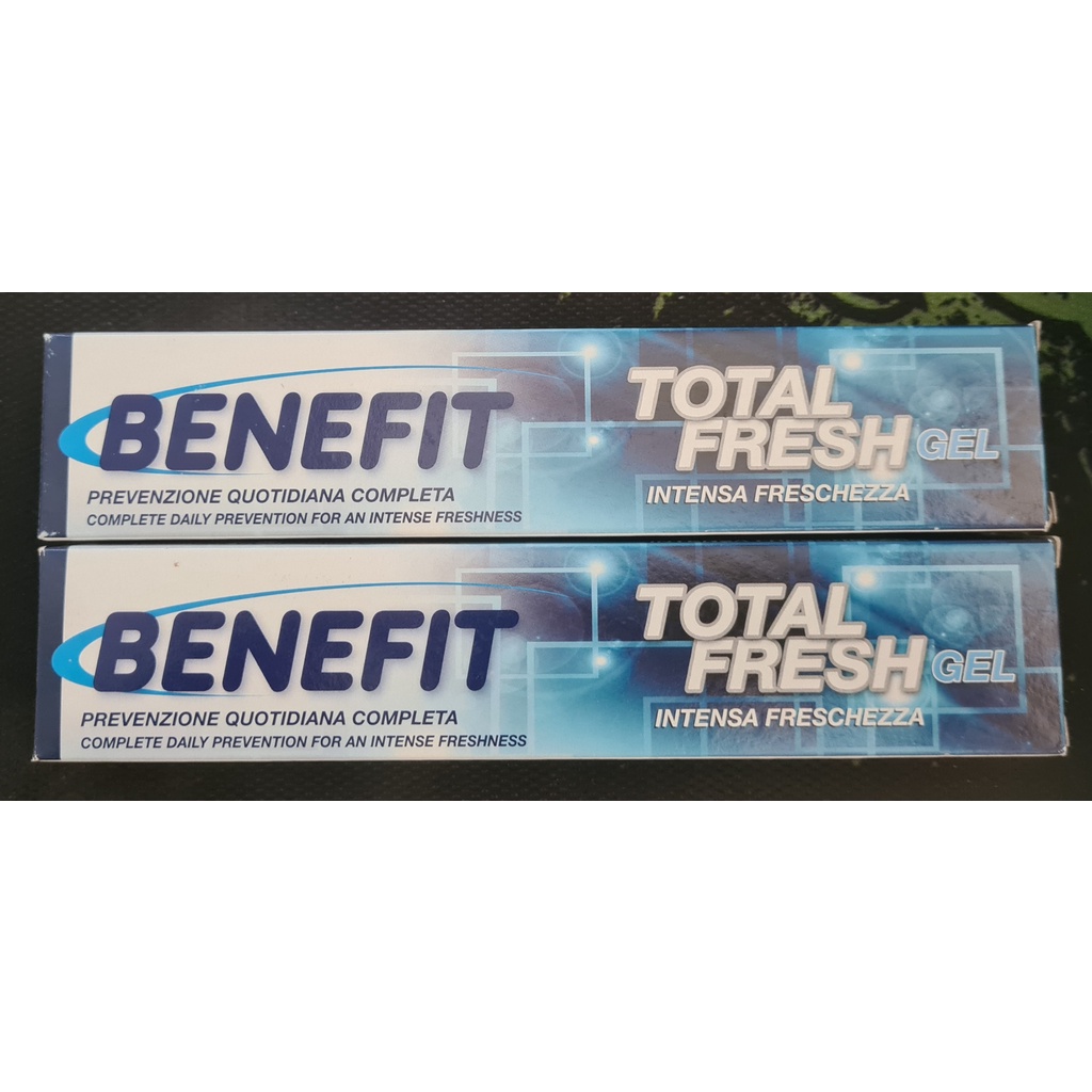 Kem đánh răng Dạng Gel Benefit Total Fresh 75ml của Ý - Giúp bảo vệ răng và nướu hiệu quả