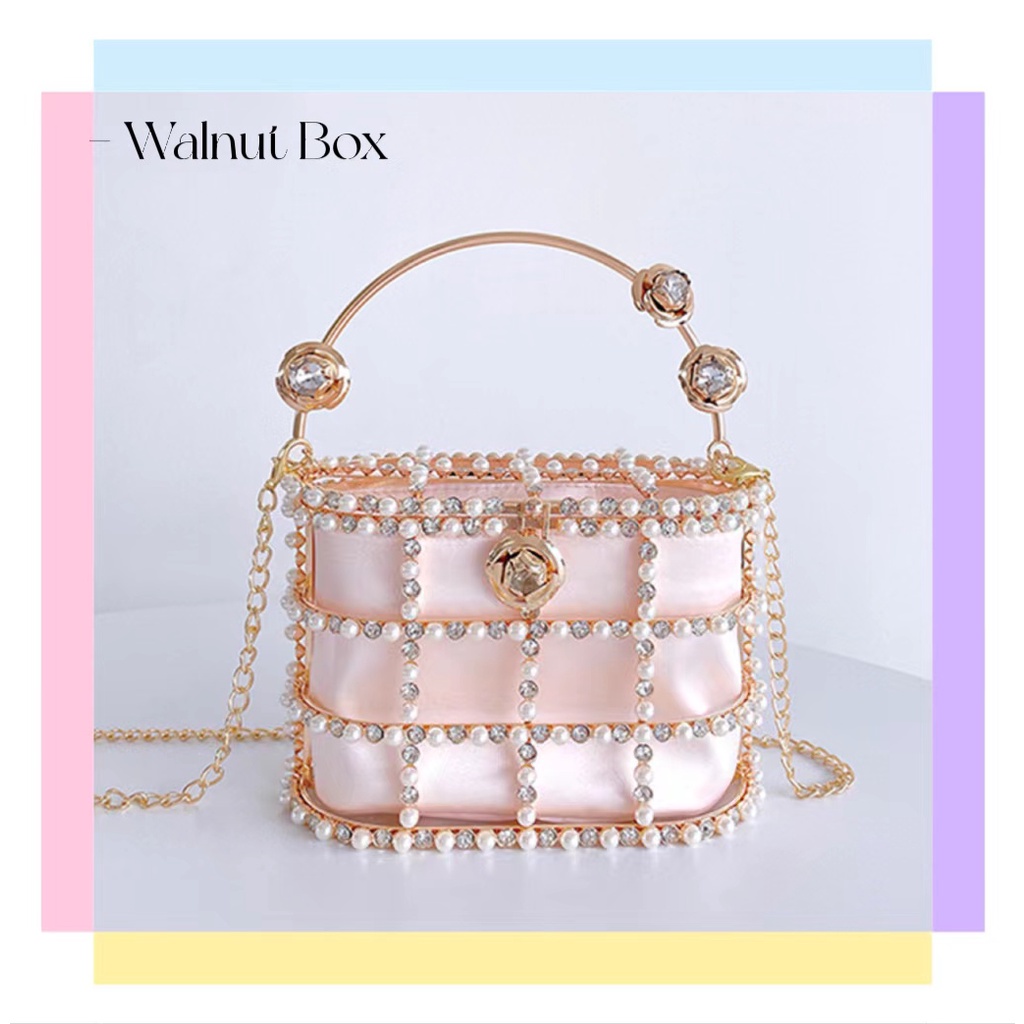 Túi Xách Thiết Kế Mới Đính Đá Cao Cấp Thời Trang Dành Cho Nữ