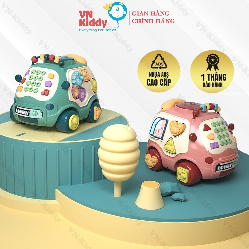 Ô tô đồ chơi đa năng Size lớn - Phát nhạc - Giáo dục tư duy sớm cho bé