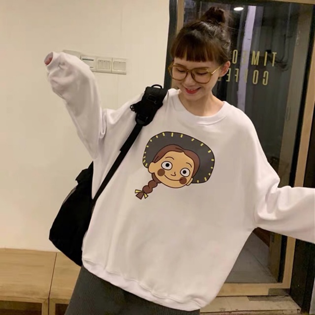 Áo sweater cô gái thắt bím xinh xắn |HÌNH THẬT Ở CUỐI|