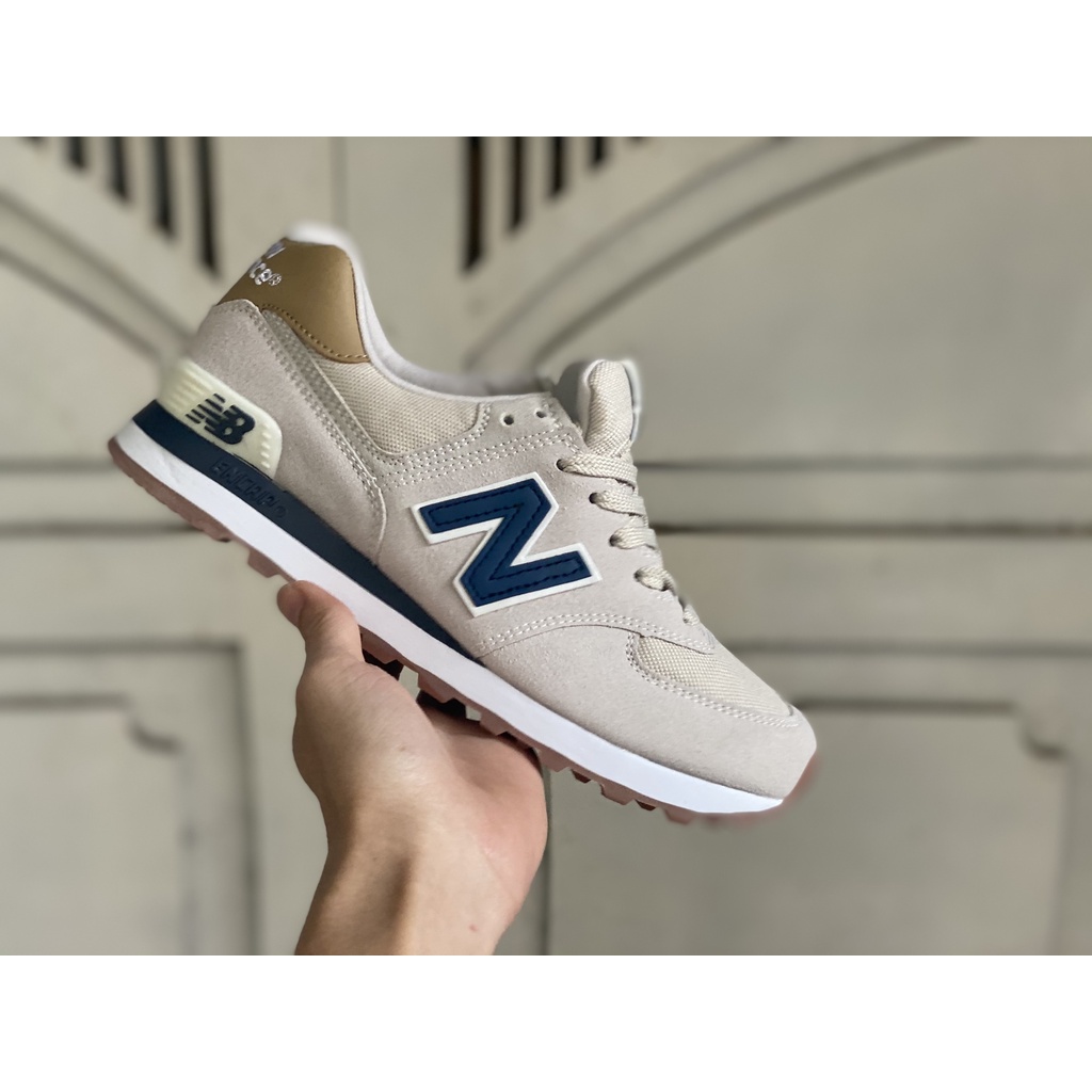 Giày NB 574 Classic Grey Blue- Xanh than Bản Cao cấp | BigBuy360 - bigbuy360.vn