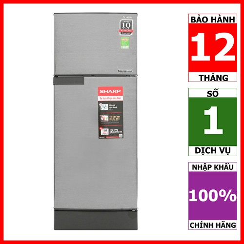 SJ-X196E-SL | SJ-X196E-DSS | Tủ lạnh Sharp Inverter 180 lít