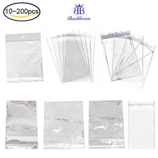 Set 10-200 Túi Nhựa Trong Suốt Đựng Bánh Kẹo 11.8x7cm 0.0125mm