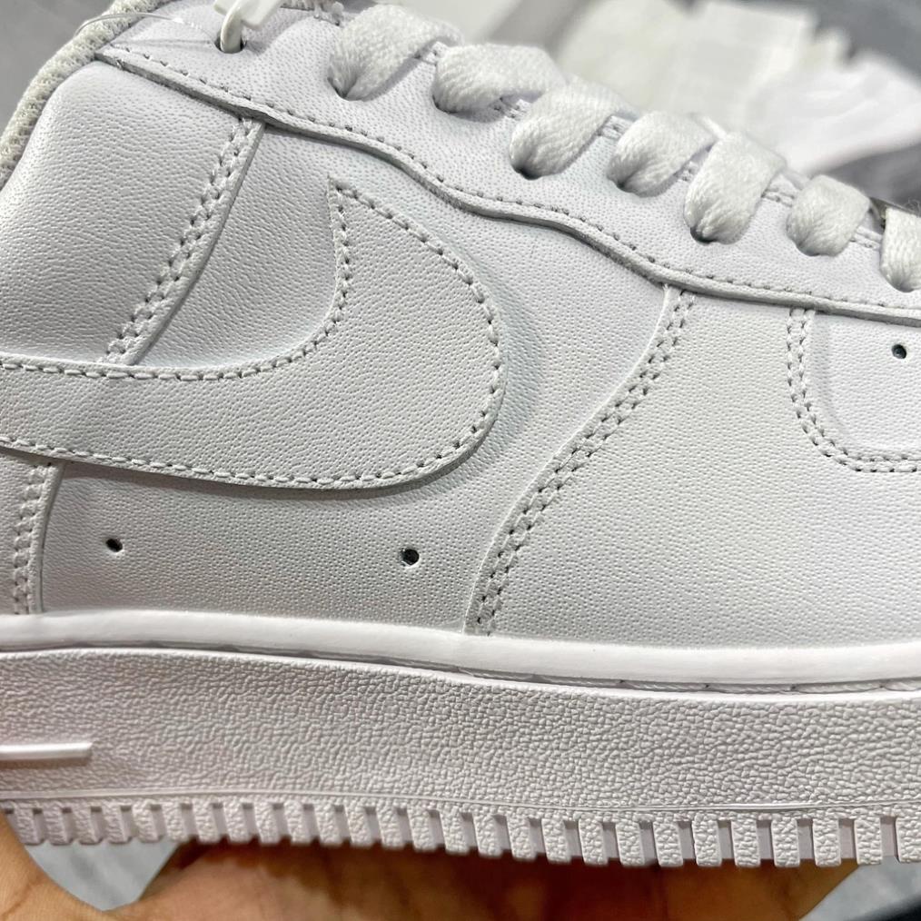 Giày 𝗔𝗙𝟭 𝗡𝗜𝗞𝗘_Trắng Nam Nữ, Giày 𝗡𝗜𝗞𝗘_Air Force 1 All White Full Box Bill Hàng Đẹp