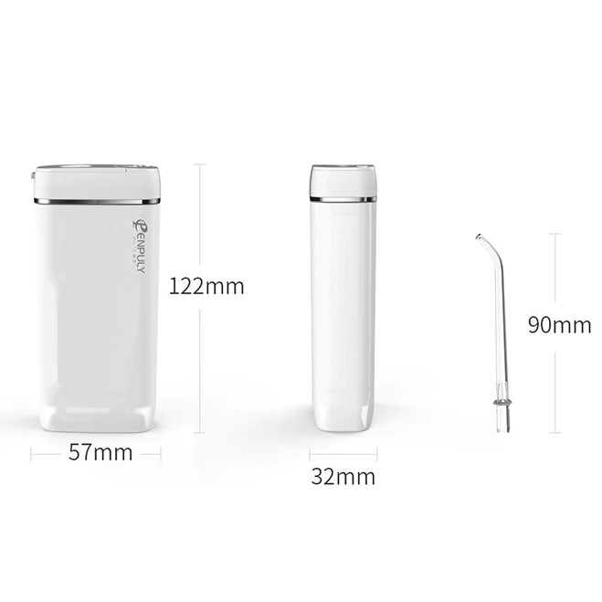 Máy tăm nước mini Xiaomi Enpuly, dung tích 130 ml, pin 1100 Mah, nhỏ gọn di động