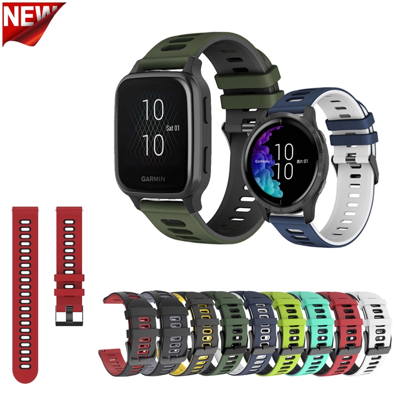 Dây Đeo Silicone Kiểu Dáng Thể Thao Dành Cho Đồng Hồ Thông Minh Garmin Venu Sq 2 / venu2 plus / Vivoactive 3 Music / 245 645