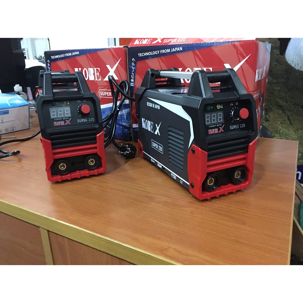 <SIÊU RẺ>Máy Hàn Mini Kobe X super 220A chính hãng KOBE - Electric24h Tặng kèm kìm hàn cán gỗ đúng t