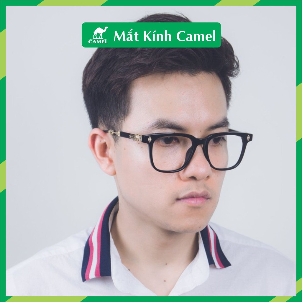 Kính mắt CH thời trang cao cấp Nam Nữ [Hot Trend] Gọng kính giả cận vàng | BigBuy360 - bigbuy360.vn