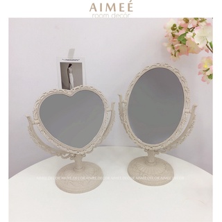 Gương trang điểm để bàn vintage trang trí phòng - Aimee.decor