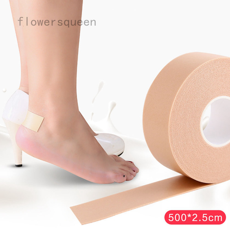 flowersqueen Cuộn băng dán bảo vệ gót chân chống ma sát khi mang giày tiện lợi