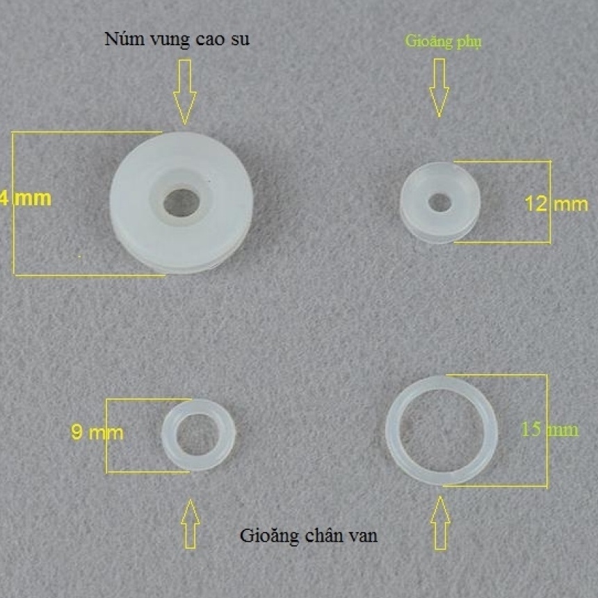 Gioăng cao su nồi áp suất điện 24cm 5-6lit  4L 22cm -phukiennoiapsuat