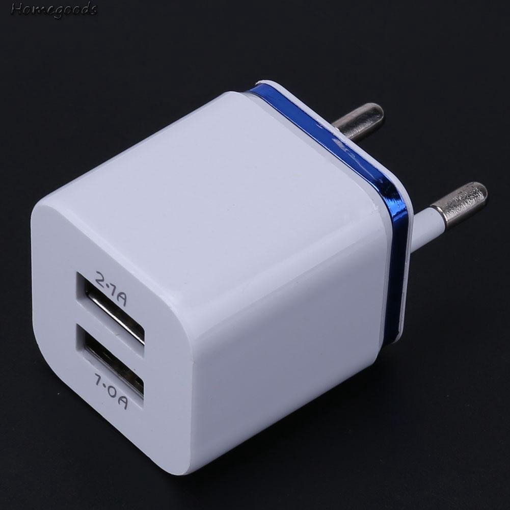 Đầu Sạc 2 Cổng Usb 2.1a