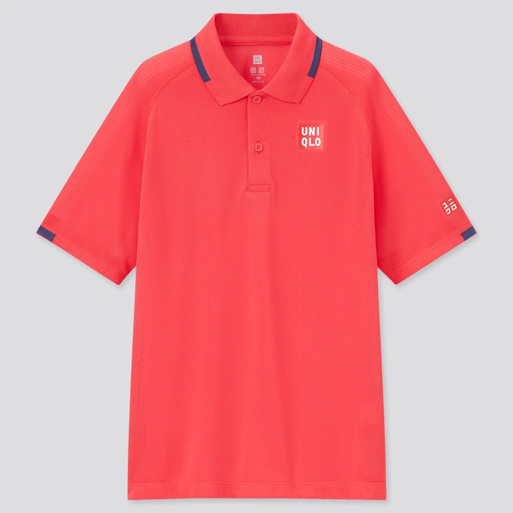 [Auth Uniqlo] Áo thể thao Tennis Uniqlo Roger Federer - Trẻ Em - Giải Pháp 2021