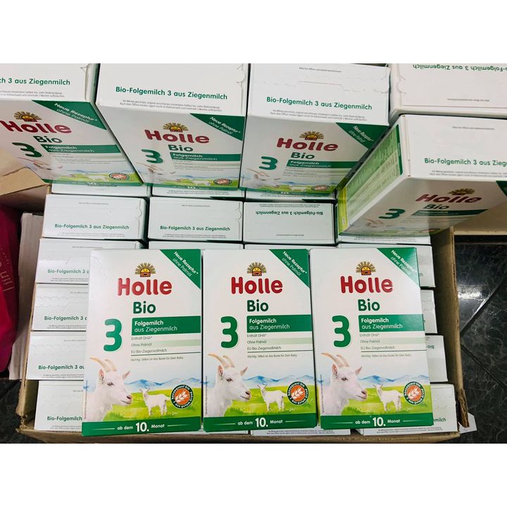 Sữa dê hữu cơ Holle 400gr số 1 2 3